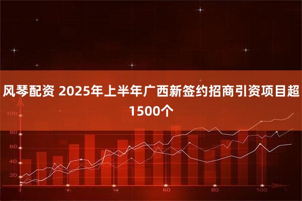 风琴配资 2025年上半年广西新签约招商引资项目超1500个