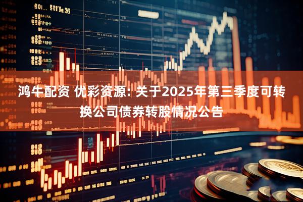 鸿牛配资 优彩资源: 关于2025年第三季度可转换公司债券转股情况公告